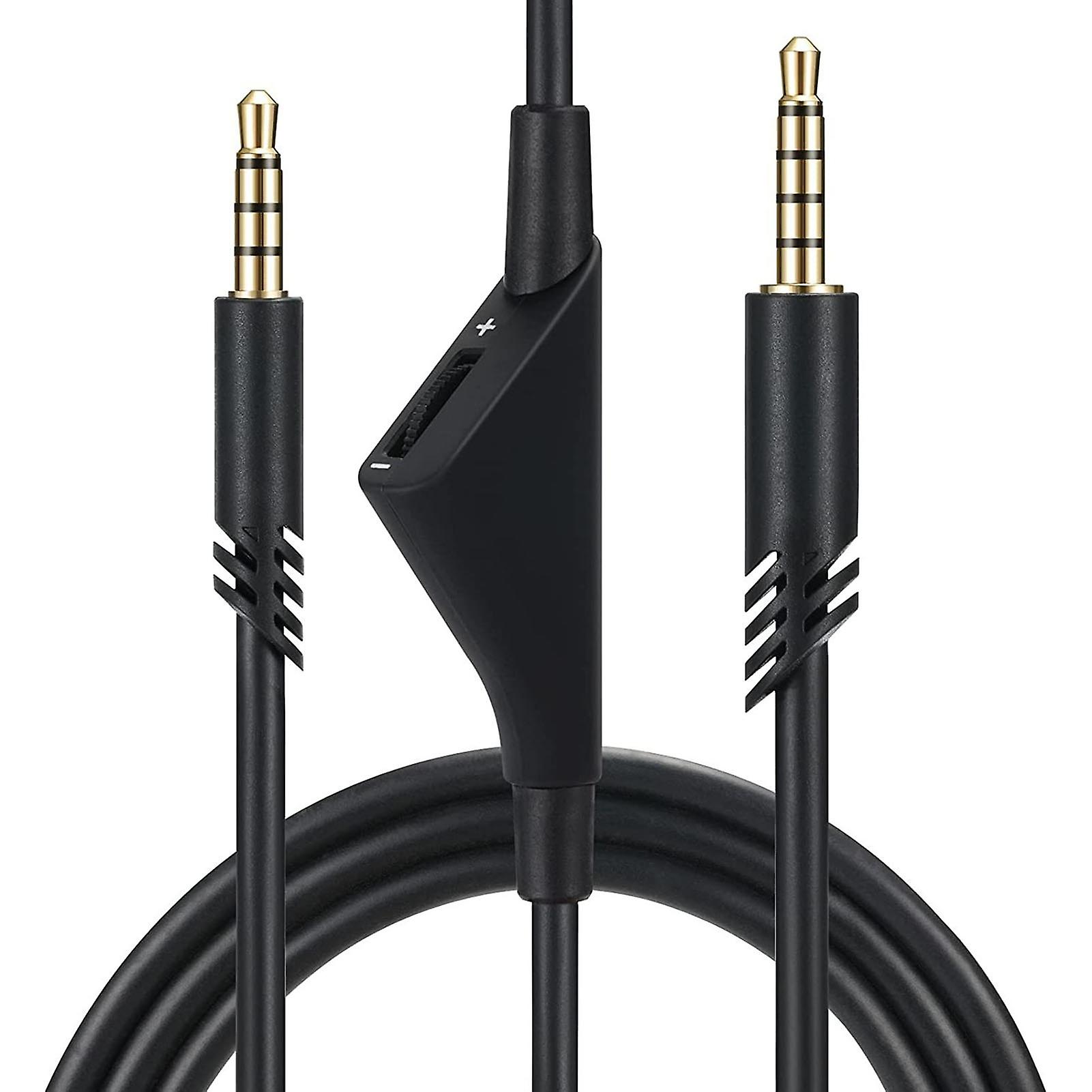 Gaming Headset o Cable 2 Meters Adjustable Volume 3D Stereo Extension Cable for Astro A10 A40 A30