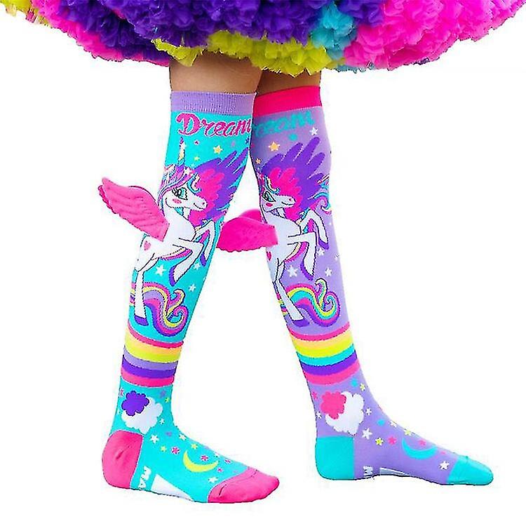 Girls Unicorn Socks Knee High Socks