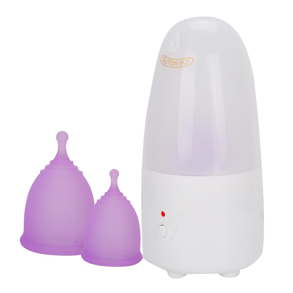 Reusable Silicone Menstrual Cup Set S 20ml L 25ml with Cleaner
