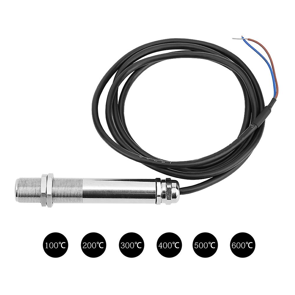 Fictory Probe Fictory Infrared Thermometer Temperature Sensor Probe, Stainless Steel Accessory for Industrial Use, 12V-24V DC, 4-20mA, 0-400℃