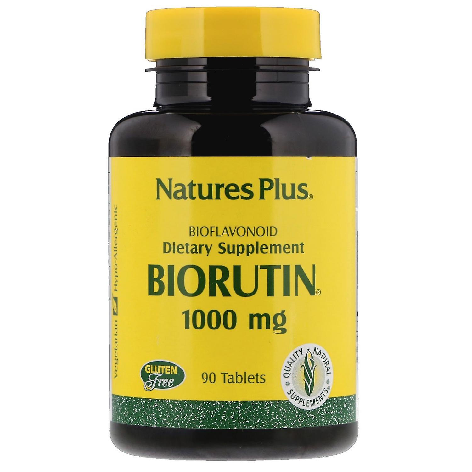 Nature's Plus, Biorutin, 1000 mg, 90 Tablets