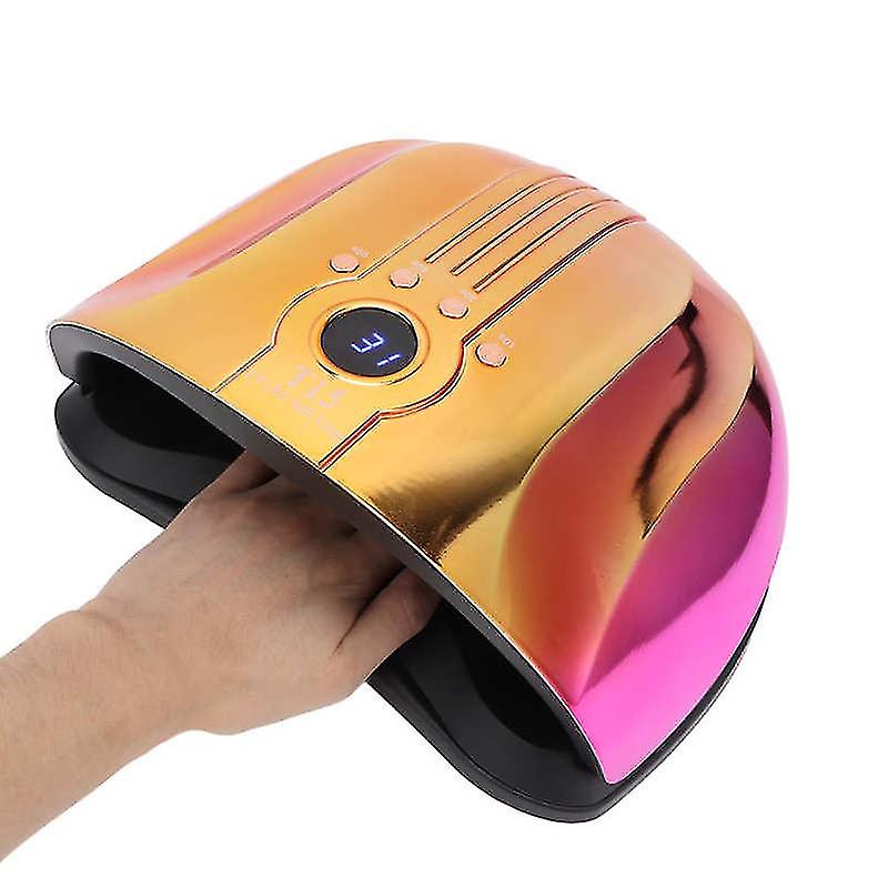 160W Uv Led Nail Lamp 4 Gears Timer Setting Gel Polish Nail Curing Lamp For Home Salon Nail Gel Drying Machine 100-240v
