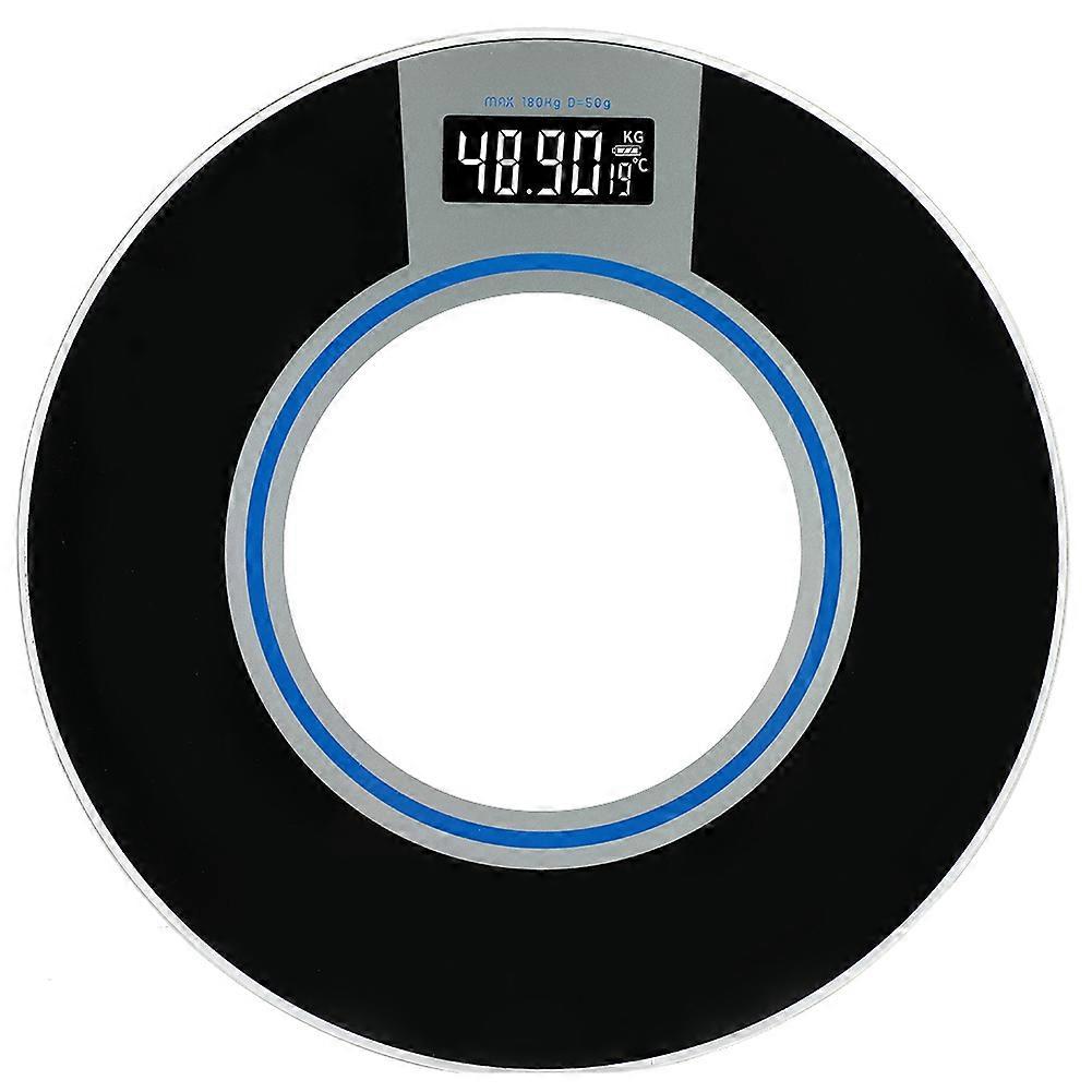 Household Round Digital Weighing Scales Backlight Display Health Body Electronic Scale