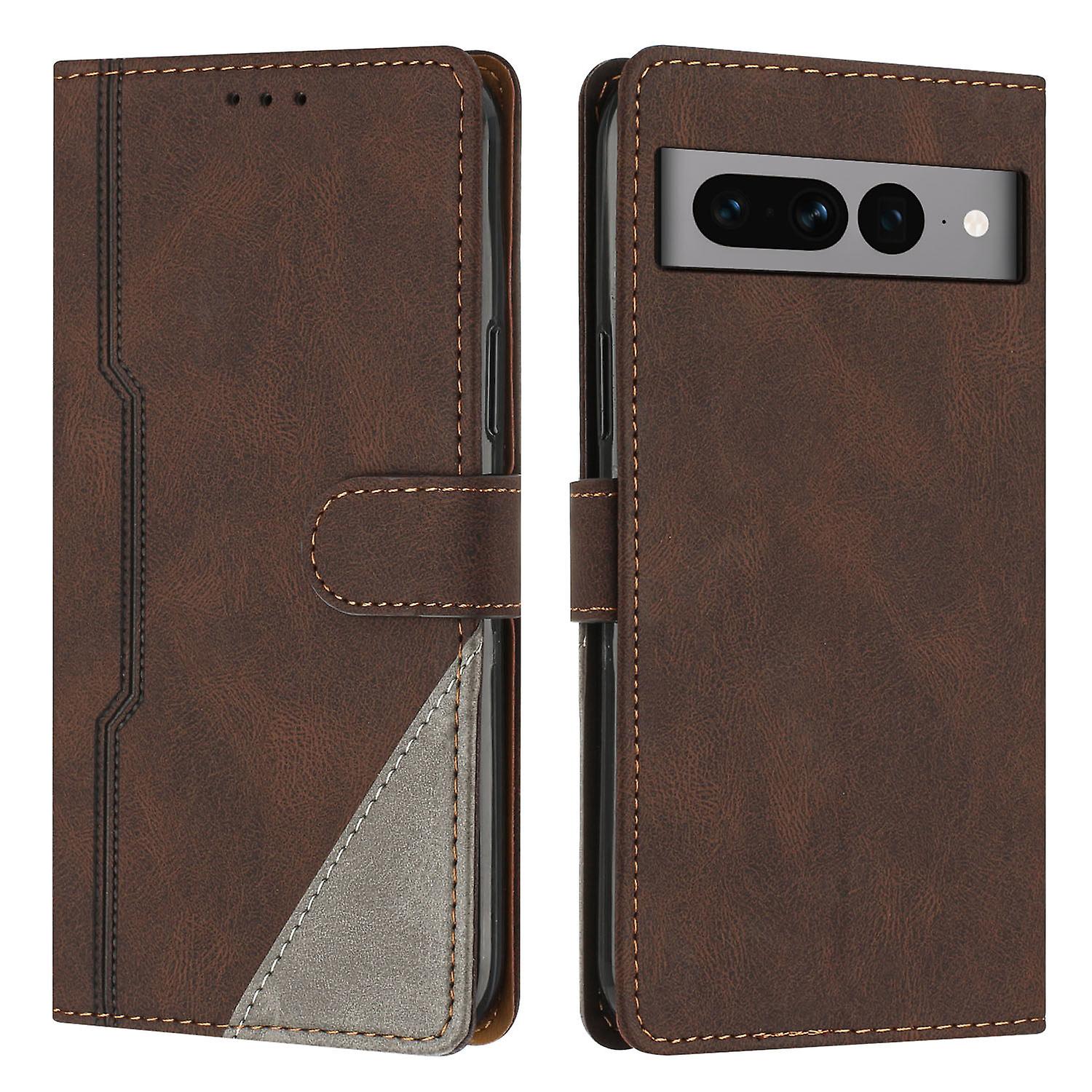 Leather Magnetic Clasp Case with Flip Wallet Stand Function Cover for Google Pixel 7 Pro