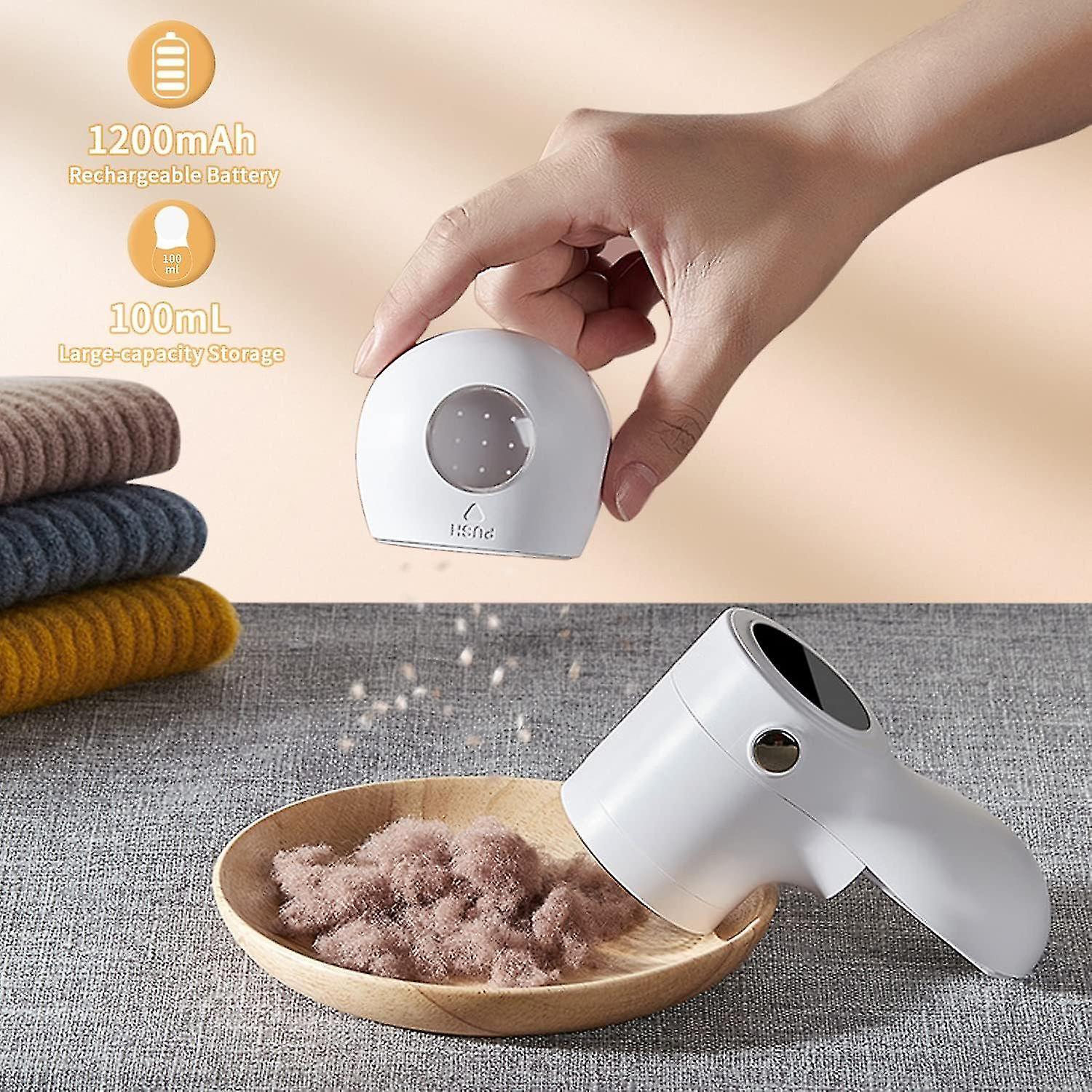 Mini rasoir, écran LED rechargeable, blanc