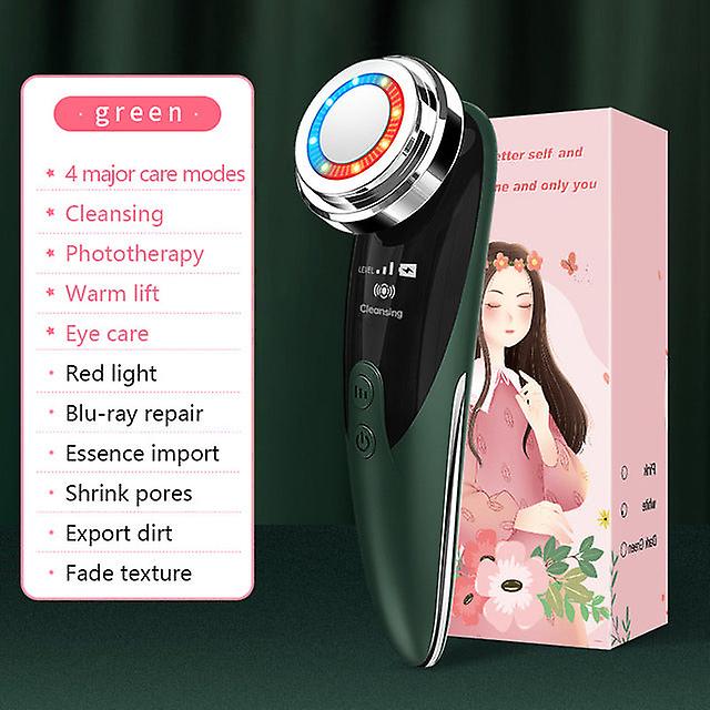 Ems Face Lifting Wrinkle Removal Microcurrent Face Massager Mesotherapy Electroporation Rf Led Photon Therapy Vibration Eye Care