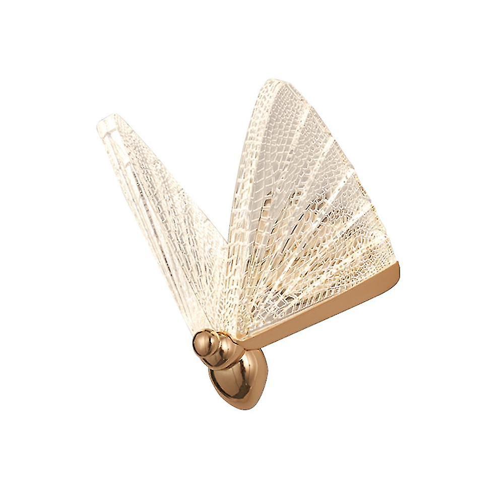 5W Warm Light Led Golden Butterfly Creative Wall Lamp
