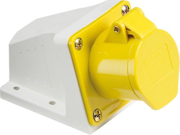 Knightsbridge 110V IP44 16A Angled Surface Mount Socket 2P+E - IN003