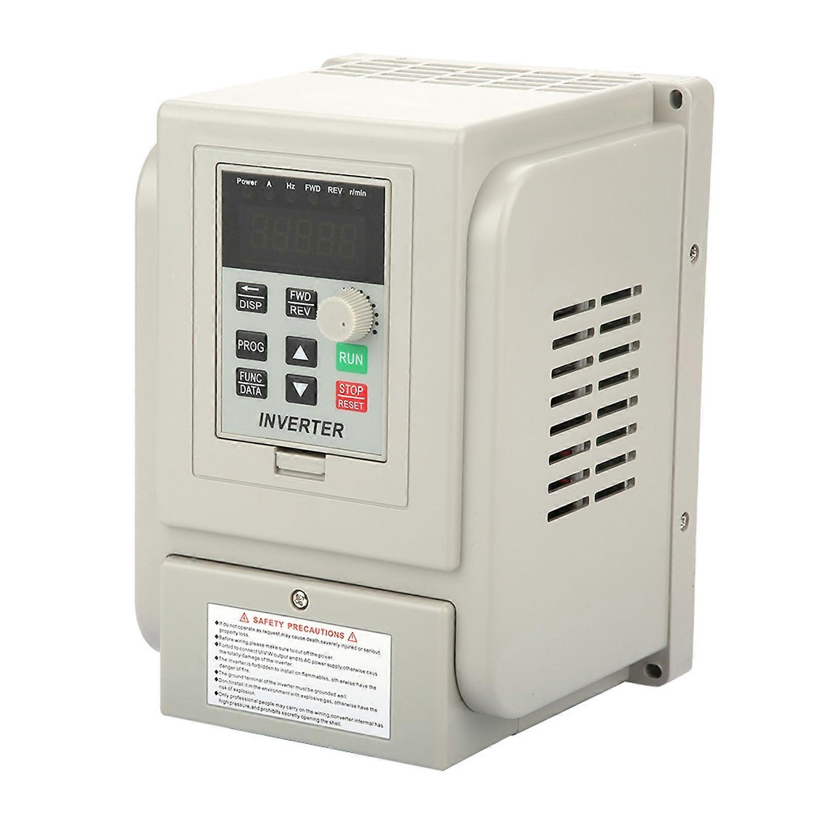 220VAC Single Phase Variable Frequency Drive VFD Speed Controller for 3 Phase 2.2kW AC Motor
