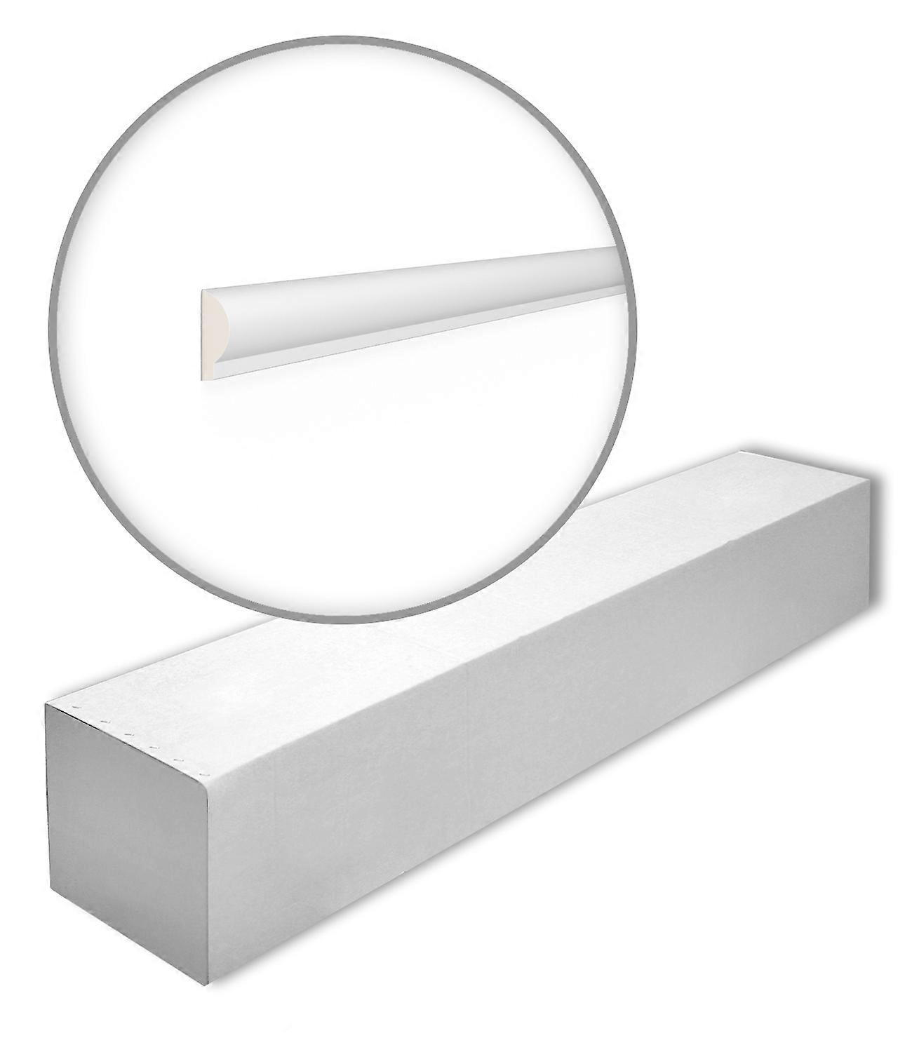 NMC 50 x Panel moulding SP1-box 100 meter ARSTYL Rigid polyurethane foam 200 cm white pre-primed