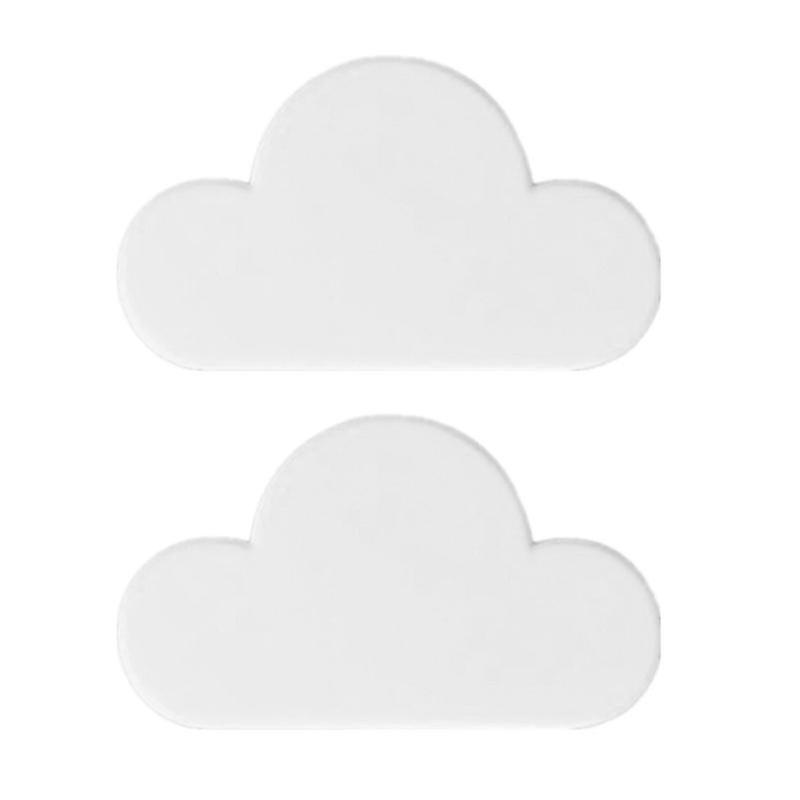 2pcs Cloud Shape Hooks