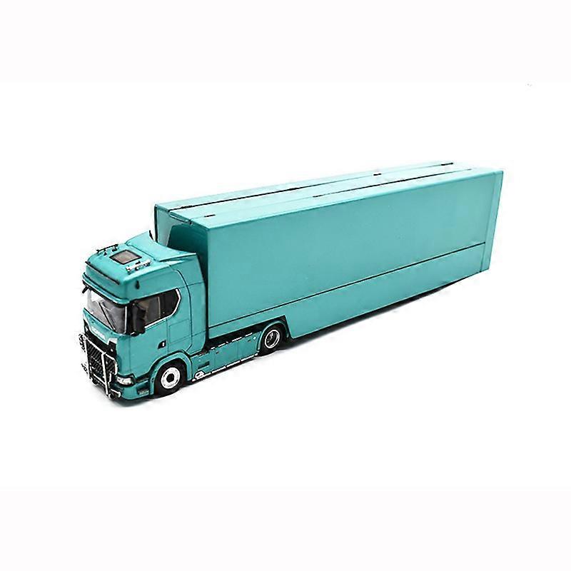 Kengfai 1:64 S730 V8 transport trailer Alloy car model
