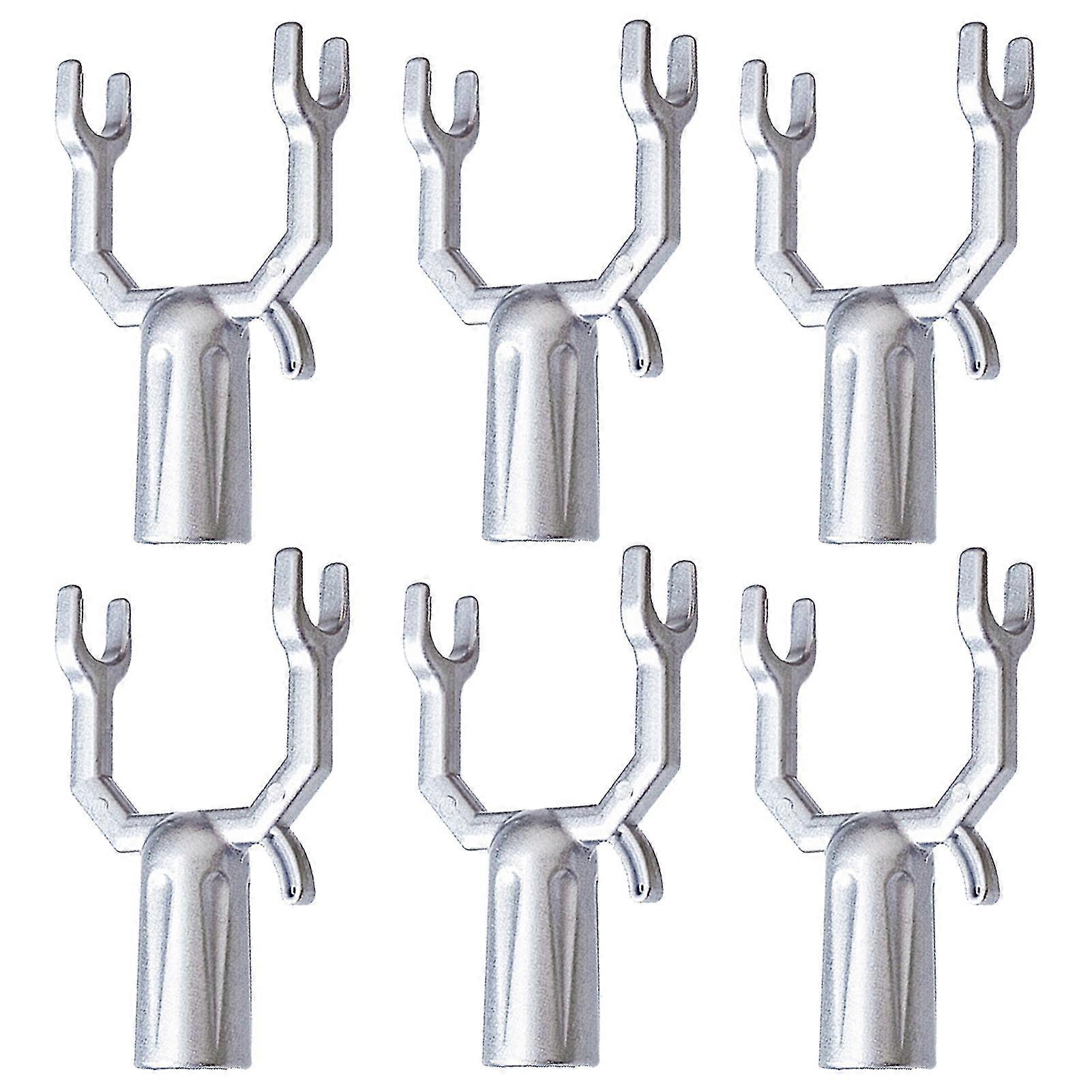6pcs Metal Tree Branch Support Propping Up Fruited Tree Branches Tree Straightening Kit Clothes Drying Rod Heads Clothes Pole Fork Kaesi