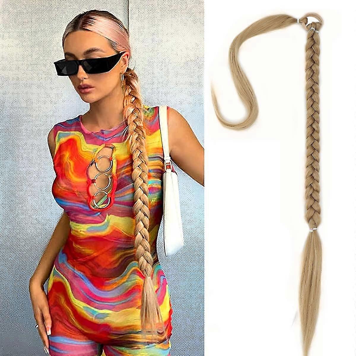 Blonde Braided Wig For Women