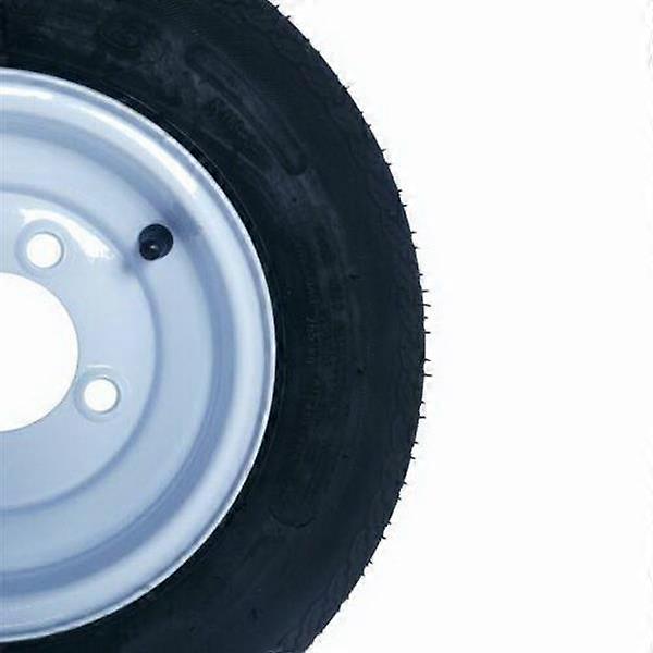 2pcs Trailer Tires & P819 Rim Width: 3.75" / 9.52cm 4 lugs on 4" Center 590 lbs 09897