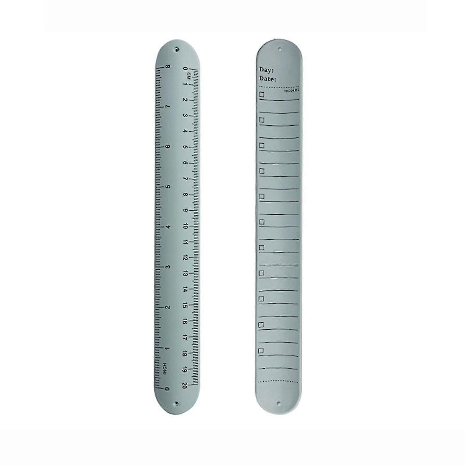 Schedule Note Wrist Snaped Rings Erasable Multifunctional Wrist Bracelet for School