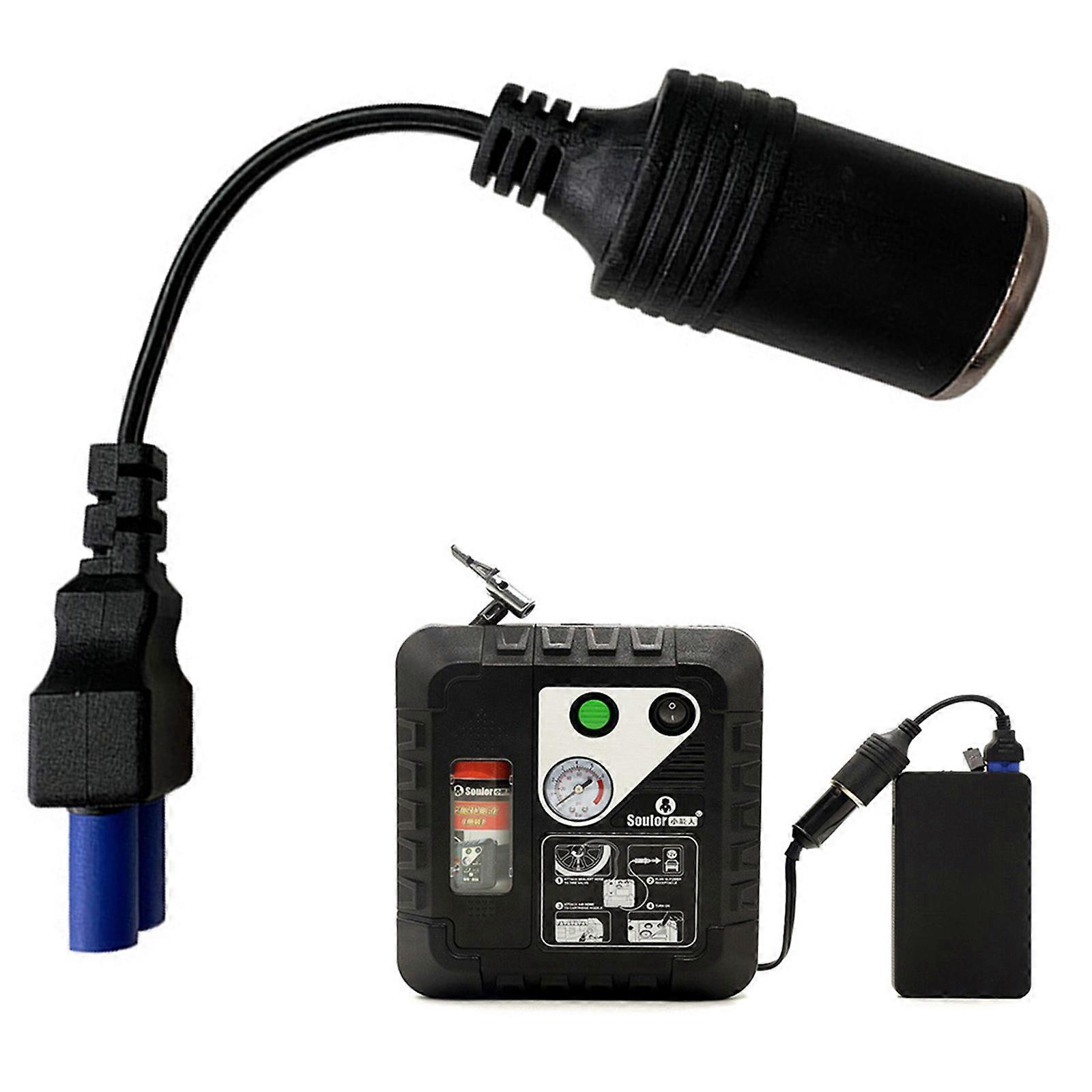 Portable Ec5 Cigarette Lighter Socket Adapter Connector For 12v Car Battery Booster Car Jump Starter