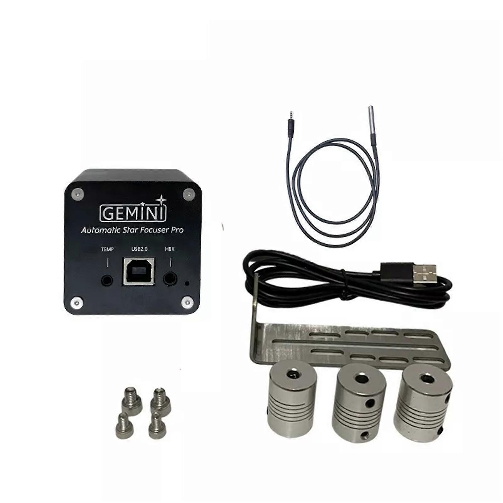 ジェミニEAFオートフォーカサーによる天体望遠鏡の写真撮影（ASCOM/INDI）