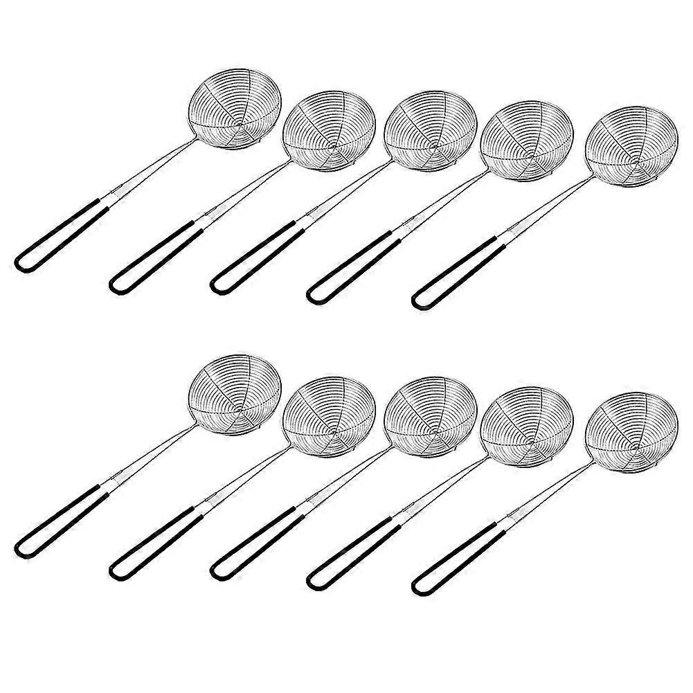 Set 3 Cucchiai Schiumarola In Acciaio Inox Per Hot Pot, Pasta E Frittura - Ragni Da Cucina Di Diverse Misure - 2