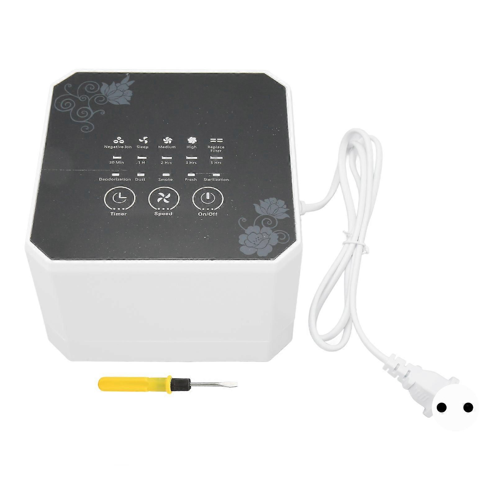 Small Air Purifier Multifunction Quiet Efficient Desk Mini Air Purifier with Filter for Bedroom Office Desktop 110V?240V EU Plug