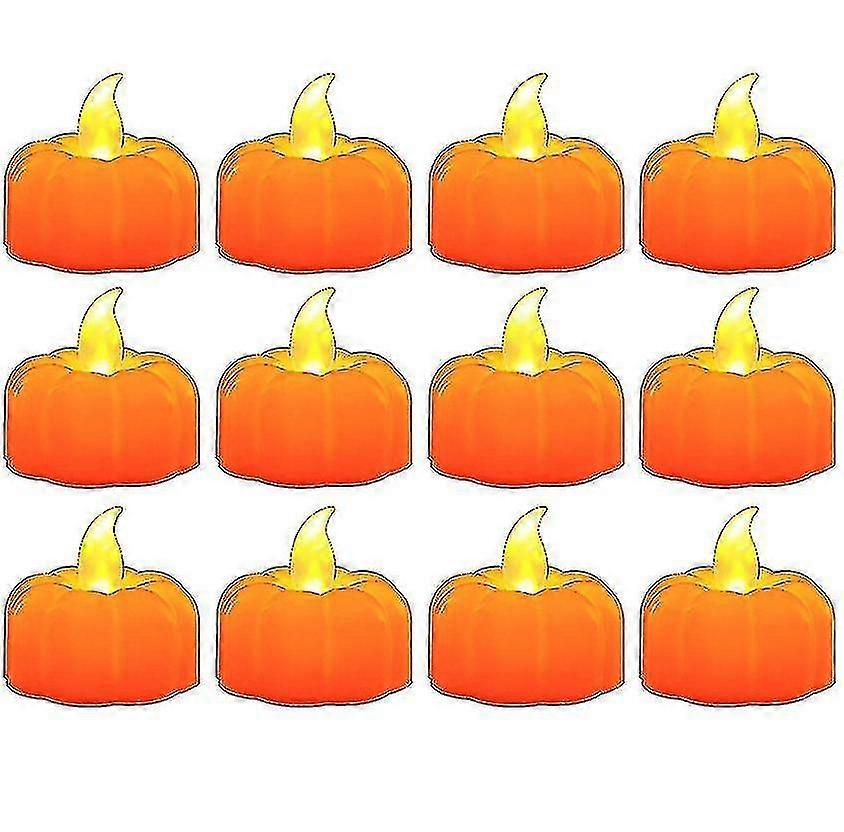 Halloween 12 Pack Led Pumpkin Lights