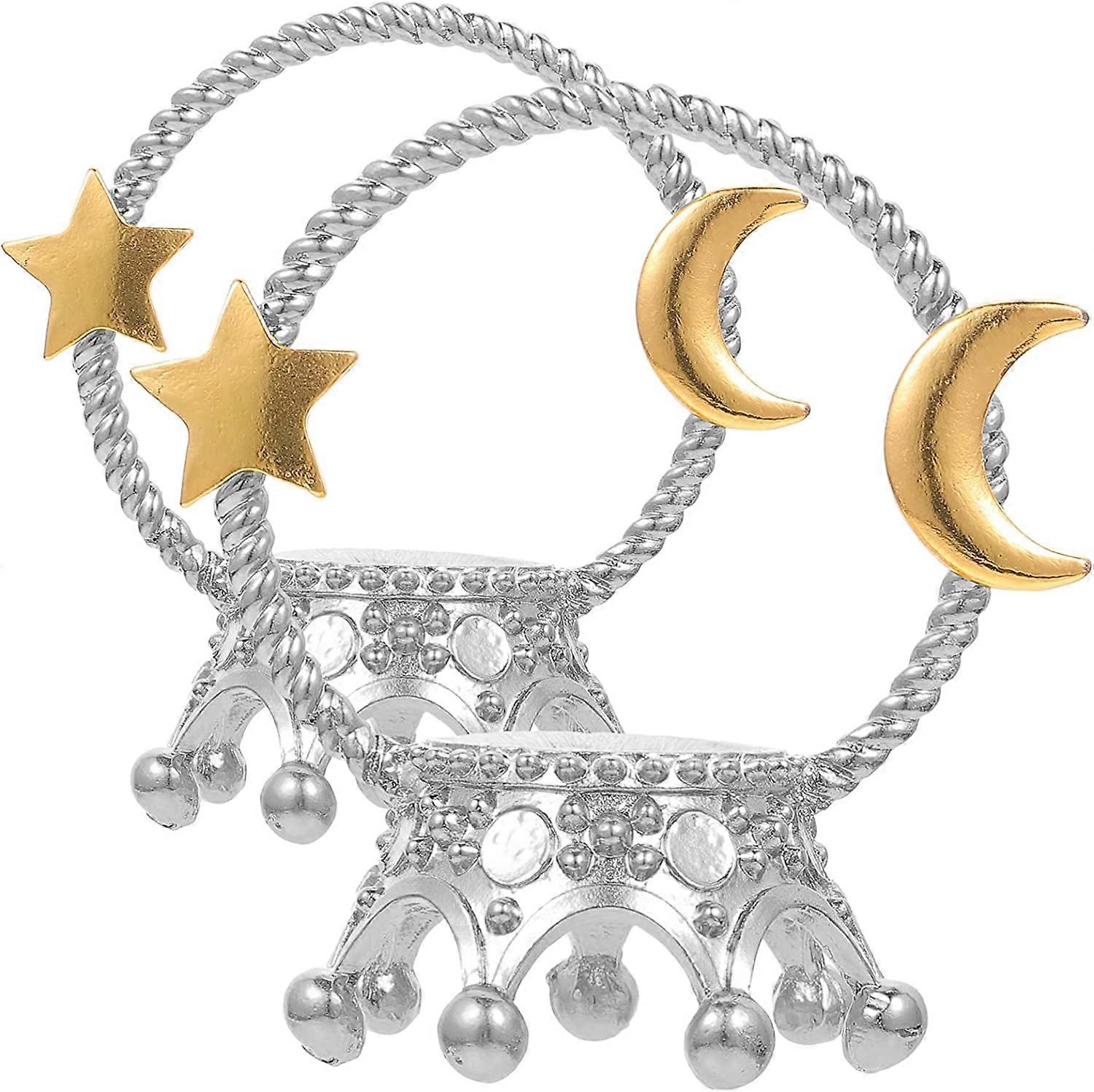 2pcs Crystal Ball Stand Shape Display Stand Base Crystals Sphere Orb Egg Base Decorativegold