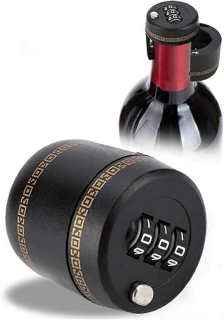 Three digits, plastic combination lock, airtight lock, wine lock, wine bottle lock