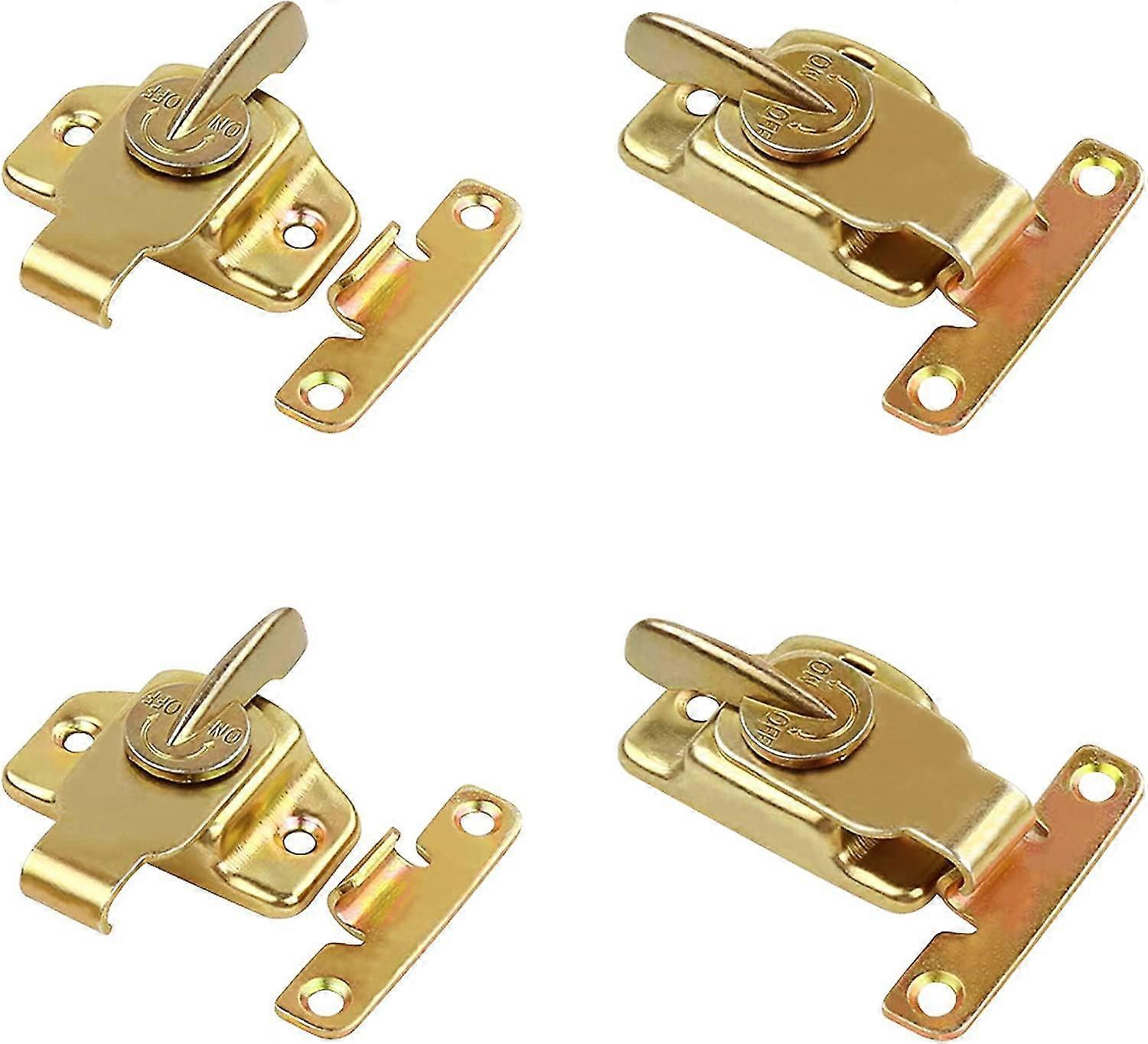 4 Pcs Crday Dining Table Locks Metal Padlocks & Hasps Locks Furniture Door Hardware