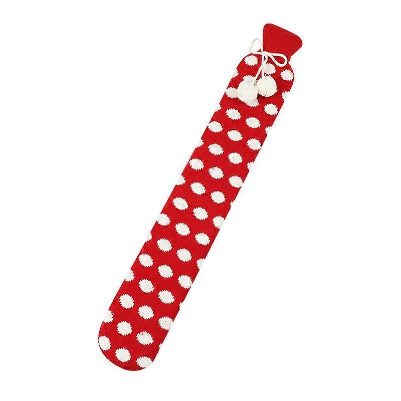 2L Long Hot Water Bottle Bed Warm Waist Warm Back Hot Water Bottle With Super Soft Plush Material Cover
