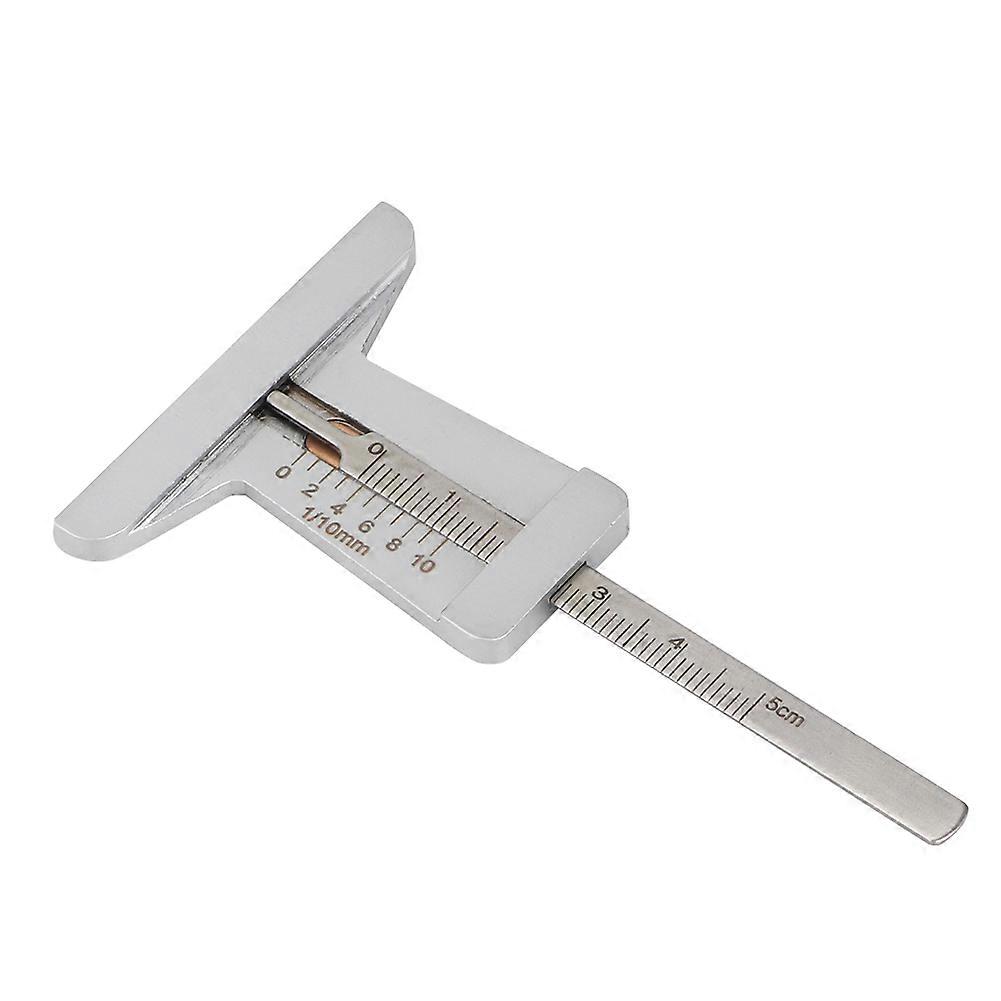 פלדת אל-חלד Taper 0-50mm עורקי צמיגים דריכה מד עומק Caliper