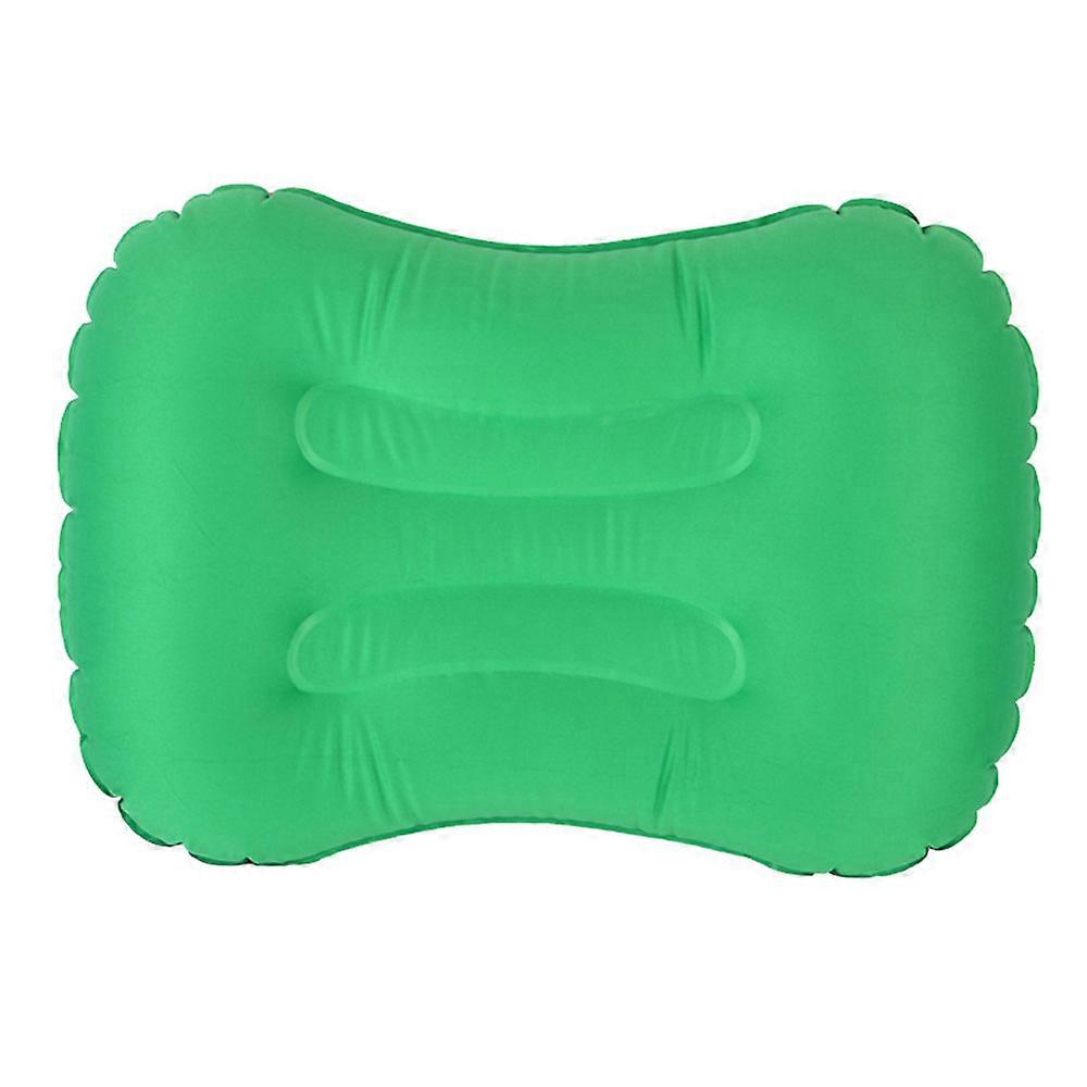 インフレータブルキャンプ枕、ビーチ用超軽量インフレータブル枕、圧縮性コンパクト人間工学に基づいた旅行枕ビーチ枕屋外用、カンピ
