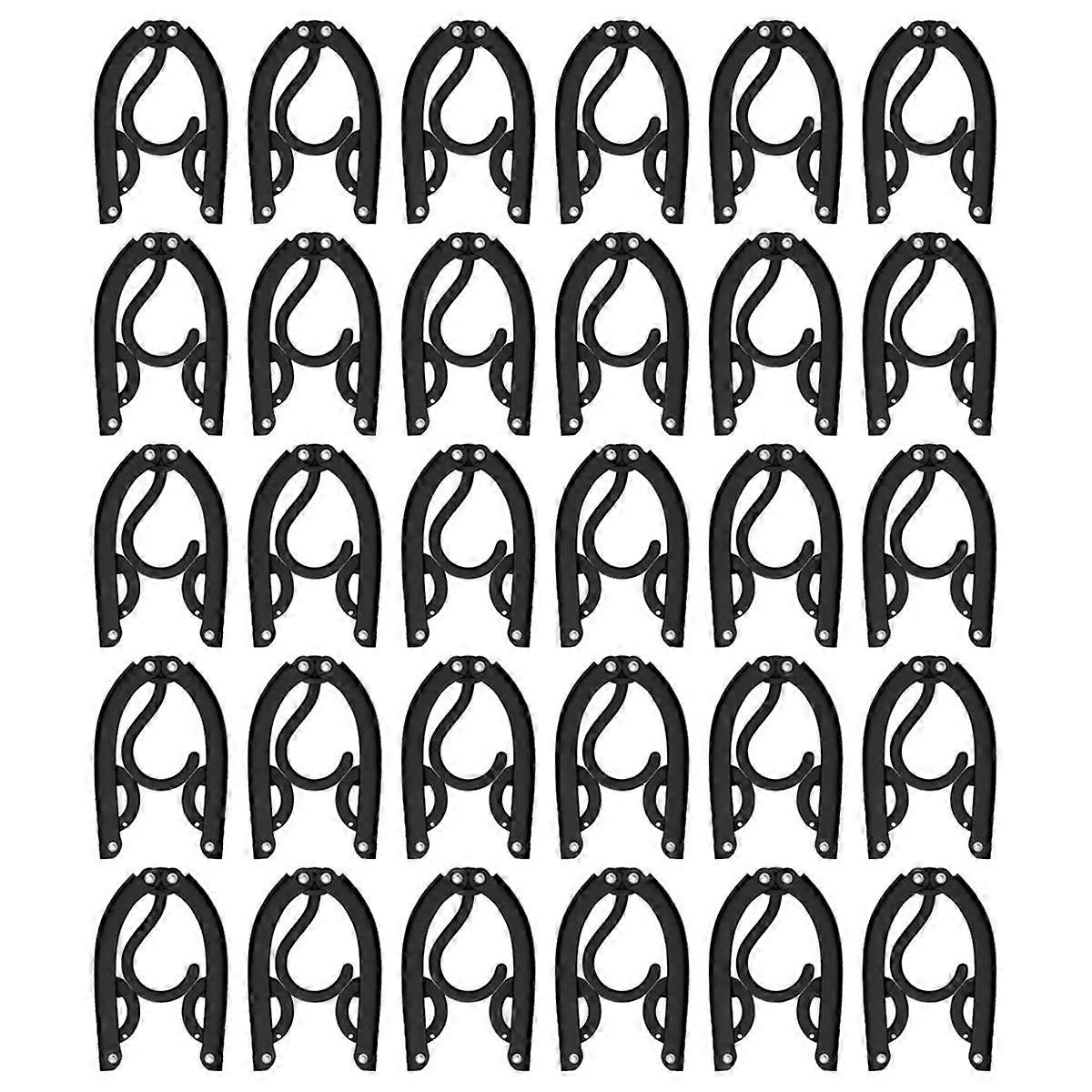 30 Pcs Travel Hangers Portable Foldable Travel Hanger Organizer, Accessories Essentials for Traveli