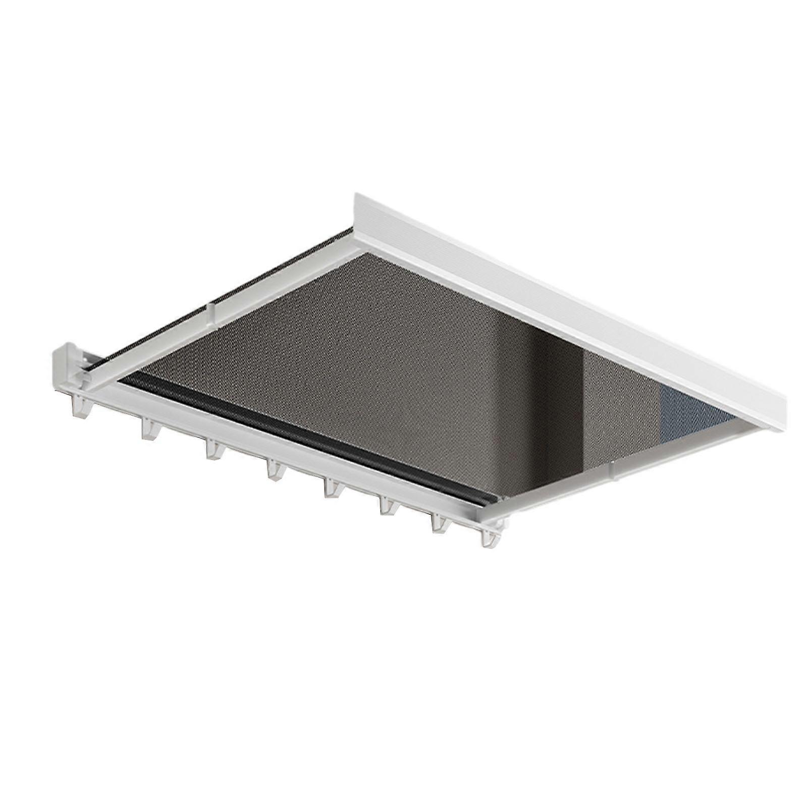 Retractable Pull-Out Clothes Drying Mesh Shelf Large Capacity Saving Space Clothes Rack for Balcony