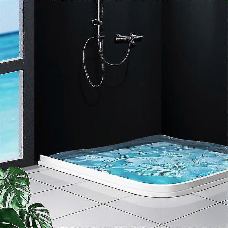 Collapsible Shower Threshold Dam Flood Barrier Stopper For Shower