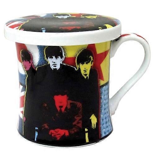 FAB FOUR Dakota Stylish Pop Art Design High Quality Mug and Coaster Set