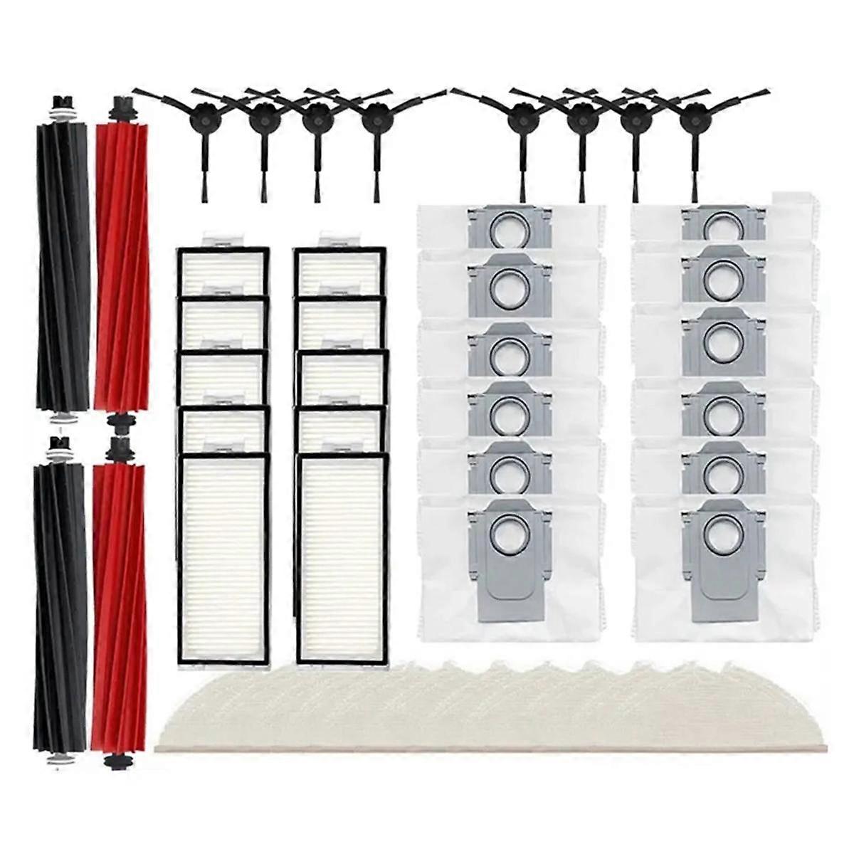 For Q8 Max / Q8 Max+ Robot Vacuums Main Side Brush Filter Mop Rags Dust Bag Accessories Spare Parts