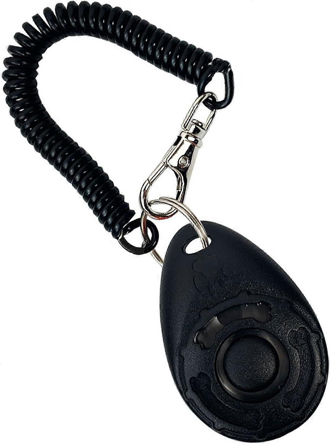 1 Piece Dog Training Clicker,Dog Clicker,Dog Clicker,Dog Clicker with Big Button,Training Dog Training,for Dogs Animals Horse,Cat,Dog(Black),2024 Ping