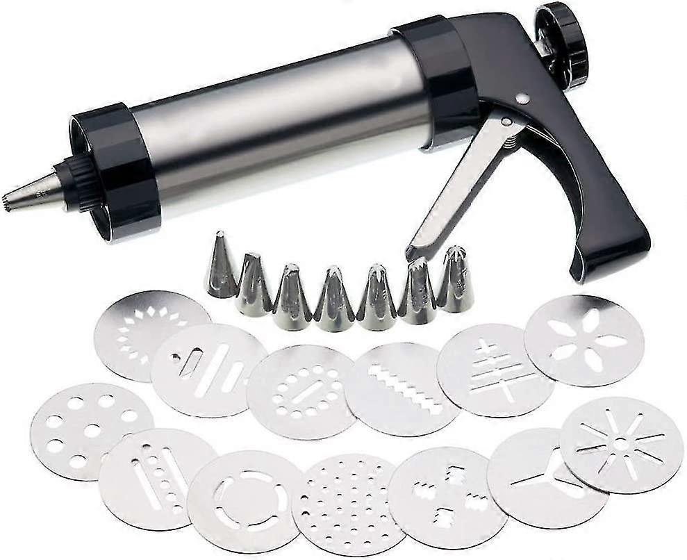 Cookie And Icing Making Kit, 13 Cookie Trays, 7 Icing Nozzles, Cake Decorating Tools