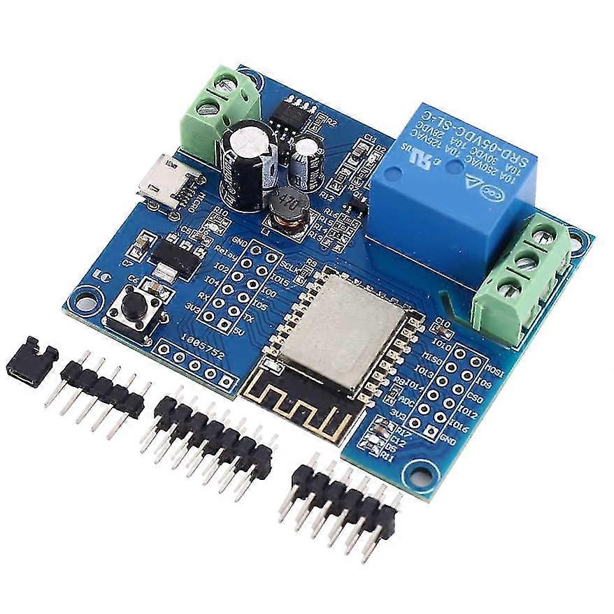 Wifi Relay Controller Module, Dc 5v 8v-80v Esp8266 Wireless Controller Module Esp-12f For Iot App