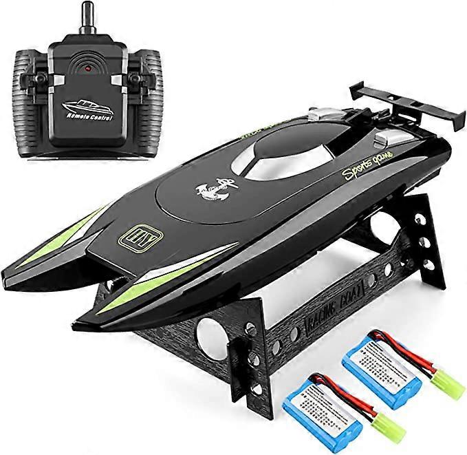 قوارب التحكم عن بعد RC Boat 2.4Hz للأطفال والكبار 20+ ميلا في الساعة سفينة عالية السرعة محركات مزدوجة ذاتية التصحيح حمامات السباحة وألعاب البحيرات