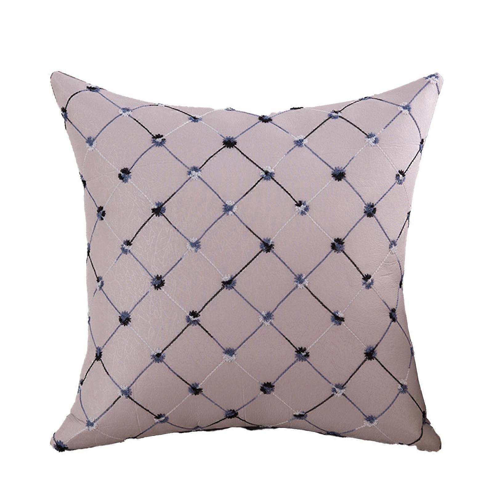 Beautiful Babysbreath Pattern Pillowcase Good Woven Bright-colored Polyester Cushion Cover for Party