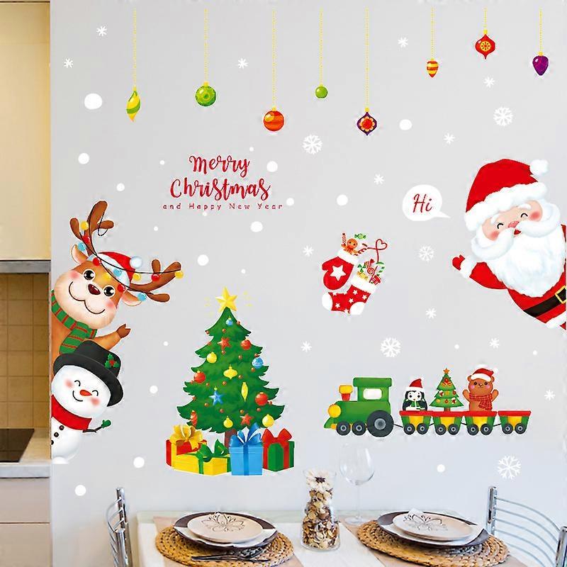 1pc Christmas Wall Decal,Sticker, Removable