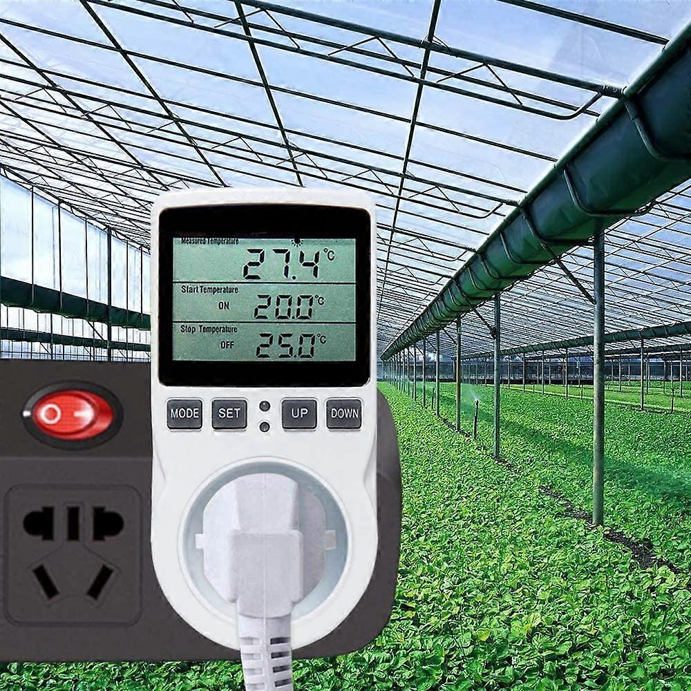 Regolatore di temperatura 16A 230V Display LCD a grande schermo Presa per termostato digitale per tappetino termico acquista in modo economico - spedizione gratuita, recensioni reali con foto