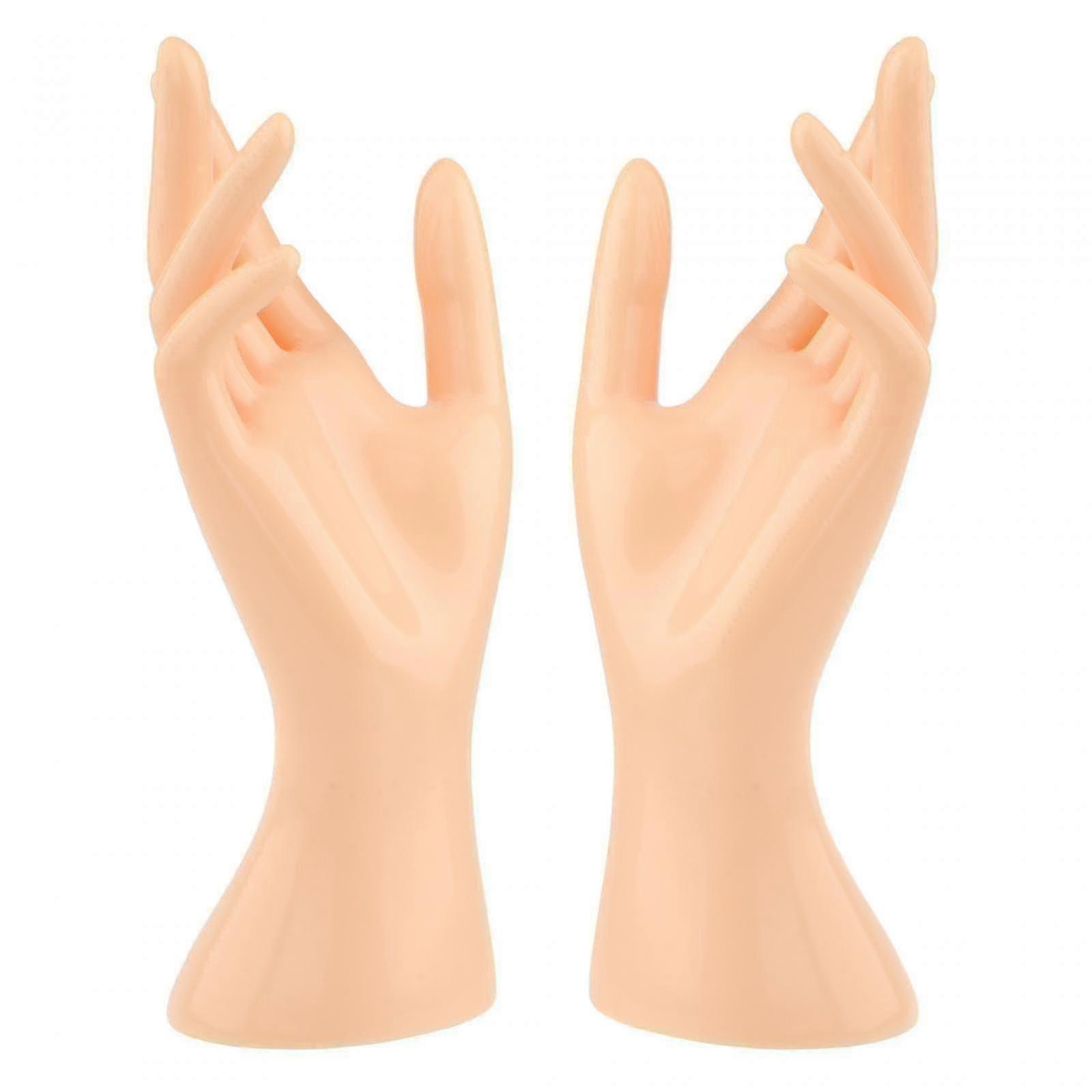 1对女性人体模型手多功能手指戒指照片