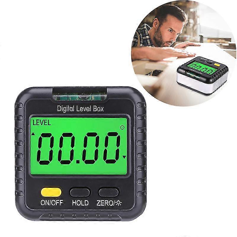 360 Mini Digital Protractor High Precision Electronic Goniometer Inclinometer Digital Level Angle Finder Angle Measurement Box
