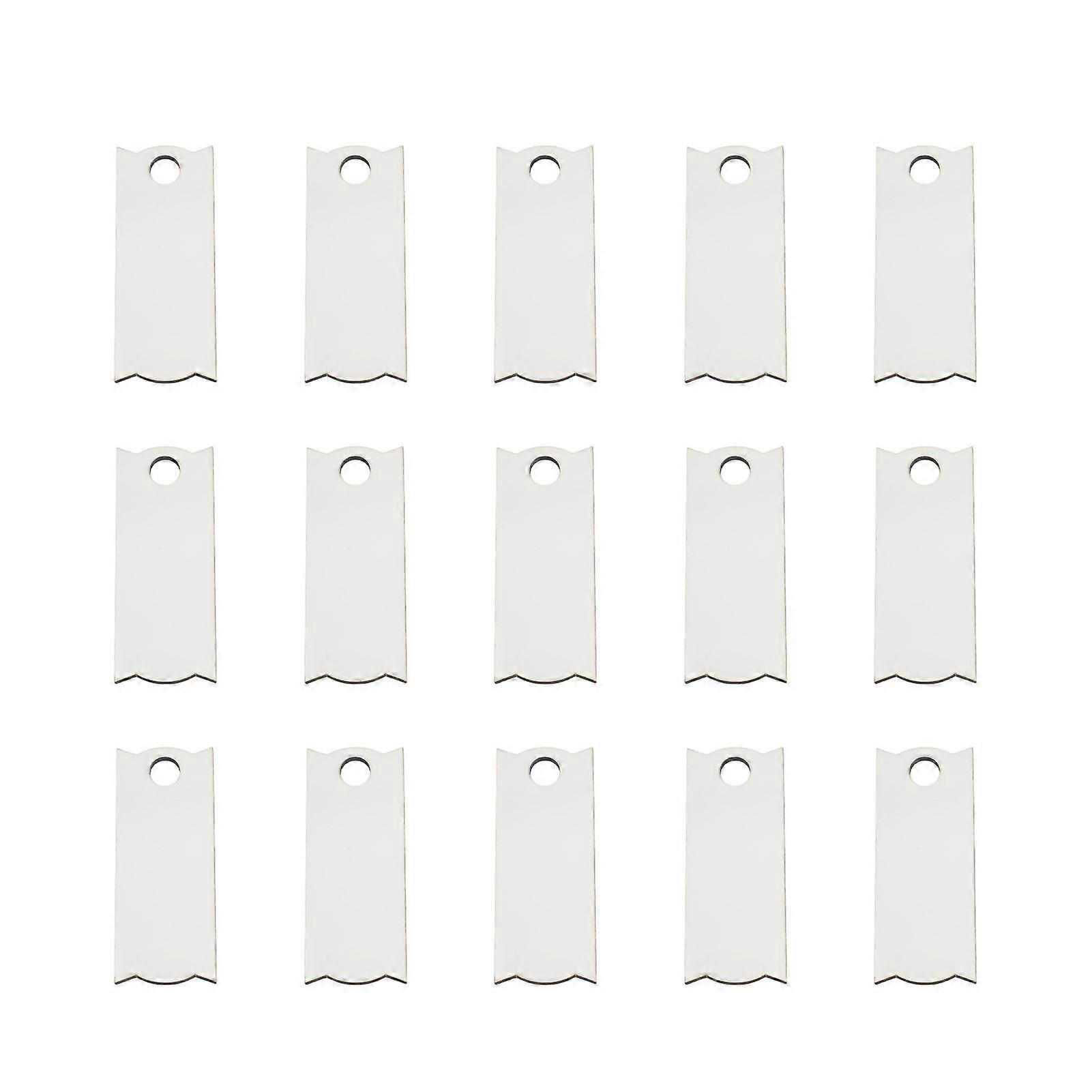 30PCS Set Sublimation Topper Name Tag Hardboard Name Plates Holder for Stanley 40oz Cup Rectangle