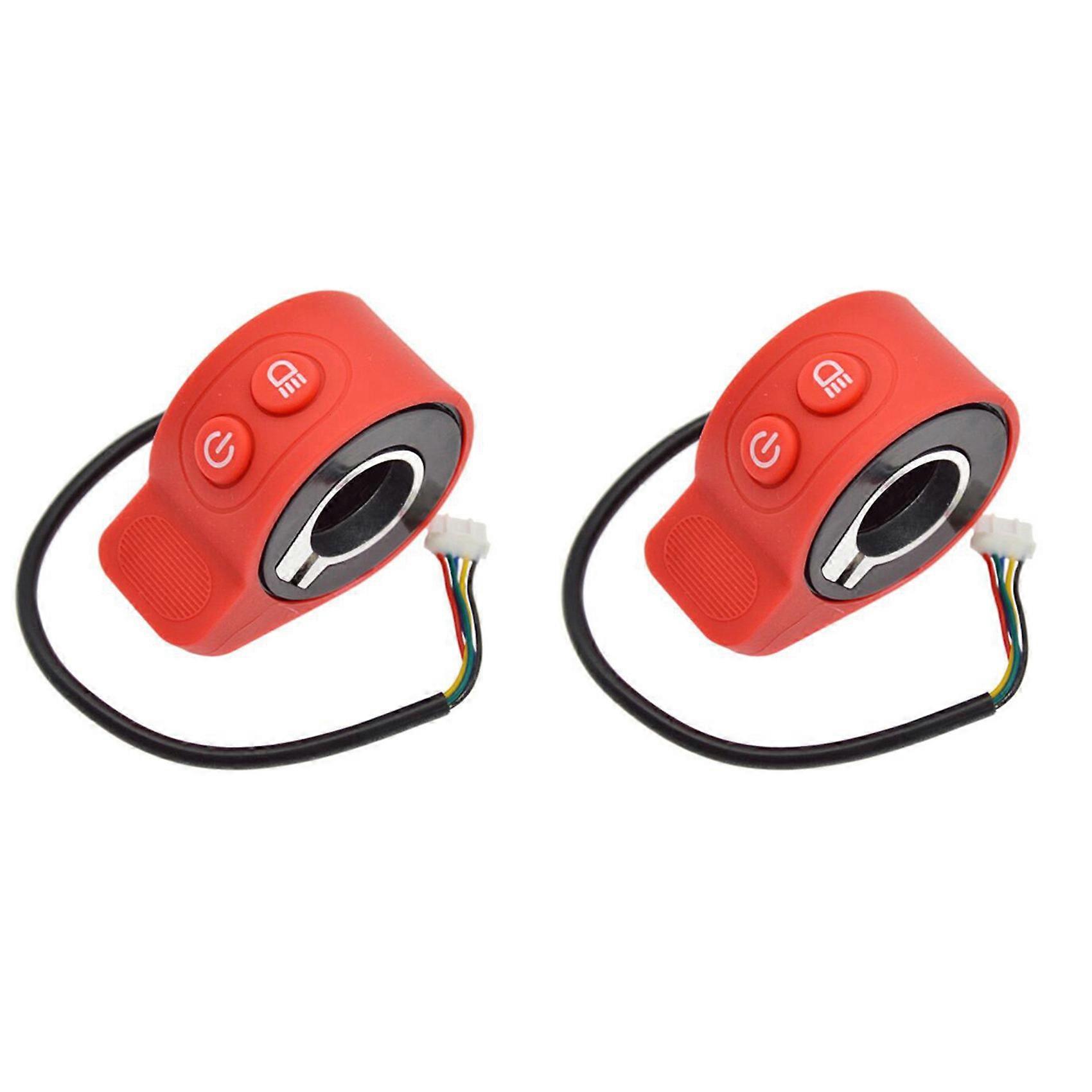 2X Electric Scooter Bicycle Accelerator for HX X6 X7 X8 Speed Controller Switch E-Scooter E-Bike Ac