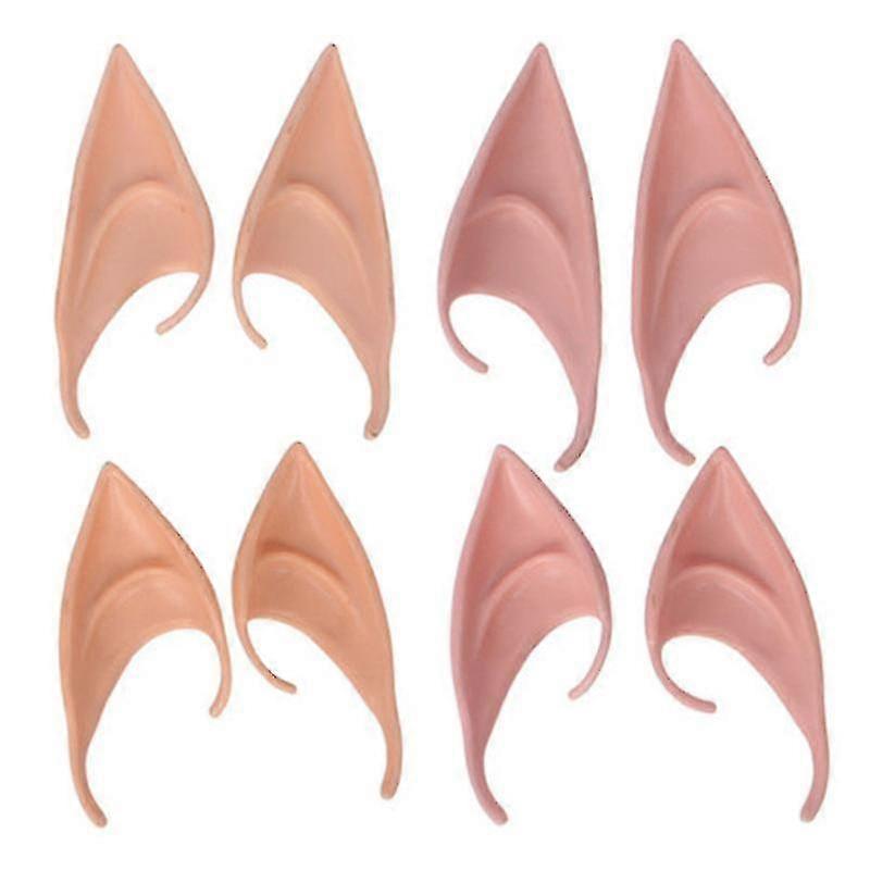 Halloween Elf Ears Cos Props Avatar Elf Ears Vampire Dentures Goblin