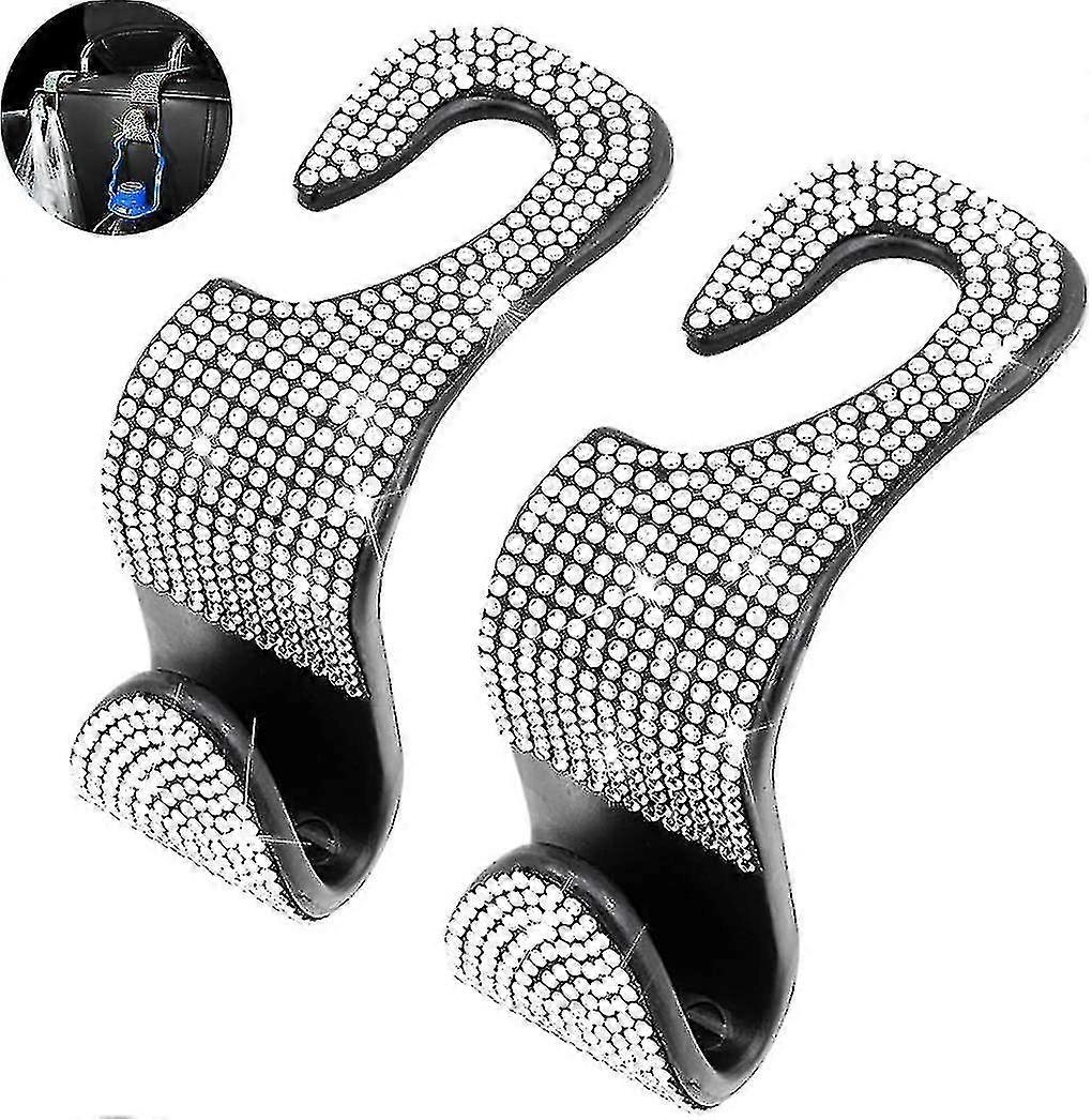 Car Hooks Front Seat,auto Hooks Bling Car Hangers,bling Car Seat Hanger Backseat 2pack