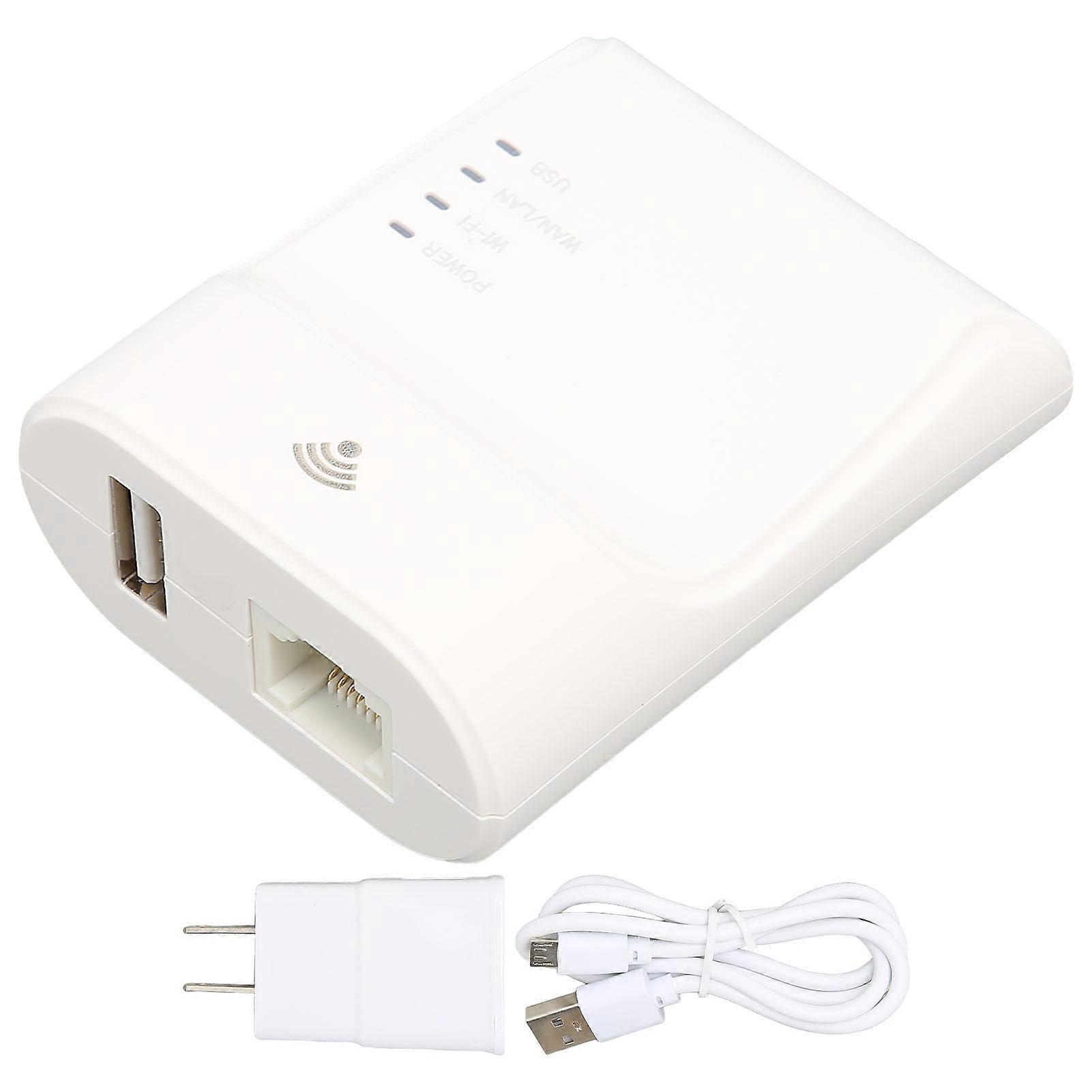 Ασύρματος διακομιστής εκτύπωσης USB 10/100Mbps προσαρμοστικός 480Mbps μετάδοσης μικρό μέγεθος υψηλής ταχύτητας Internet Print Server 100?240VUS βούλωμα